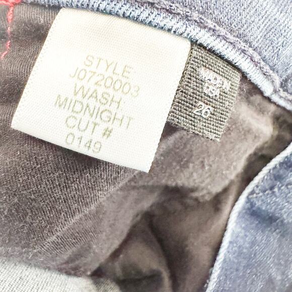 Veronica Beard Carolyn 10" Baby Boot Midnight J0720003 Dark Denim Jeans Size 26 - Picture 6 of 8